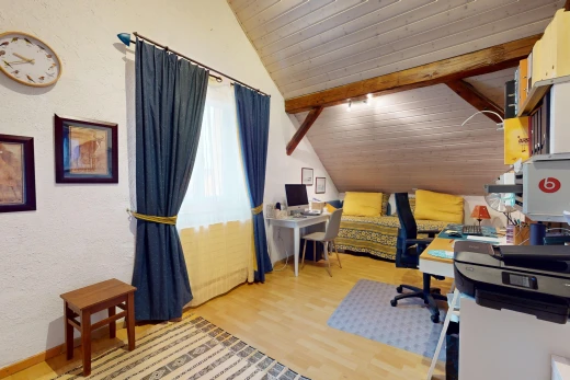 room / bedroom featuring wood ceiling, lofted ceiling, and light hardwood / wood-style flooring