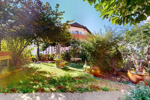 garden with a yard