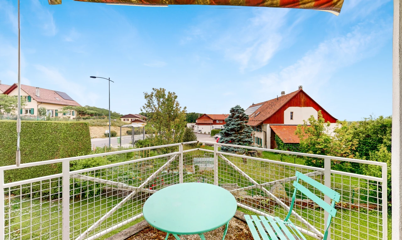 balcon avec vue résidentielle