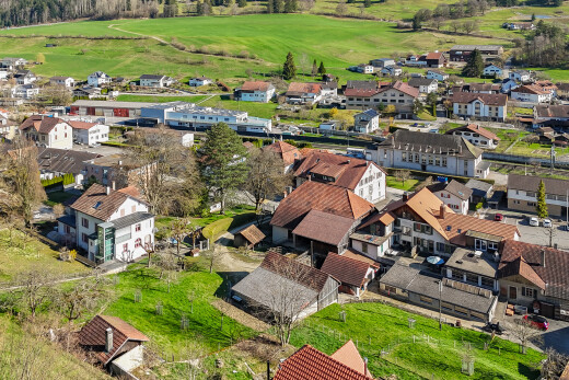 außenansicht mit wohngebietblick