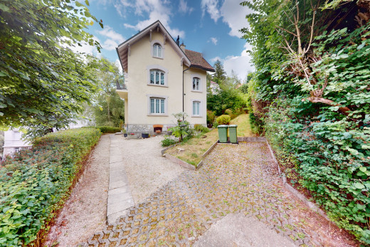 arrière de la maison