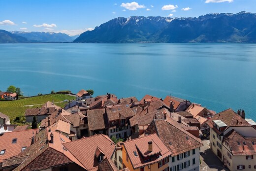 seesicht mit day time, blick auf die berge, mountain view, seesicht, und water view