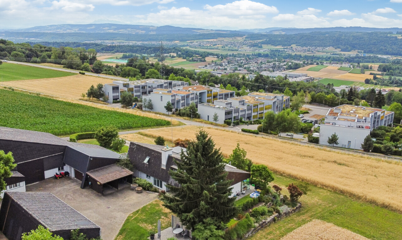 view of mountain backdrop featuring rows of crops and rural landscape