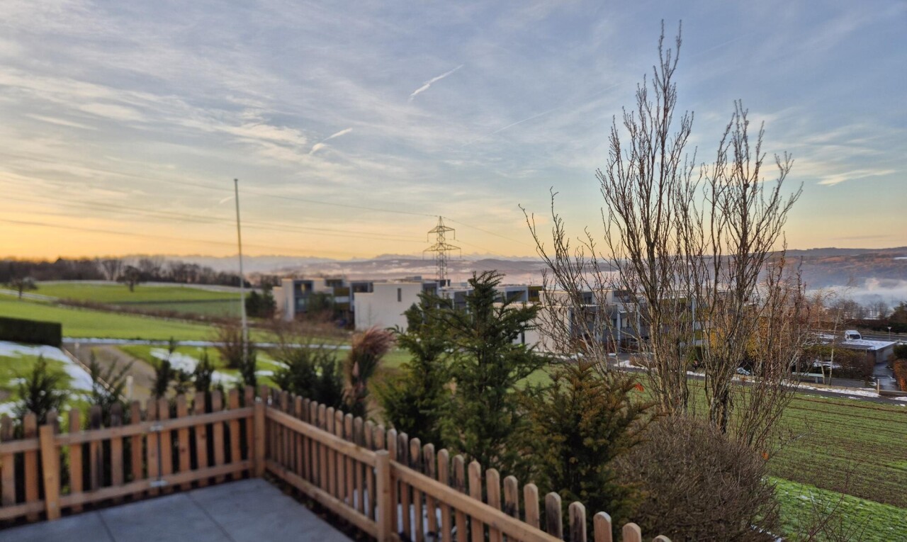 balcon avec from property et dusk