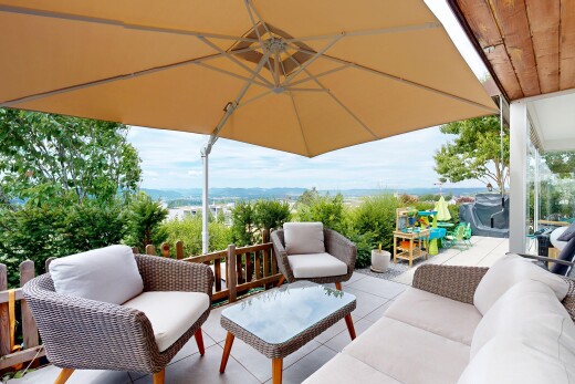 terrace featuring outdoor seating