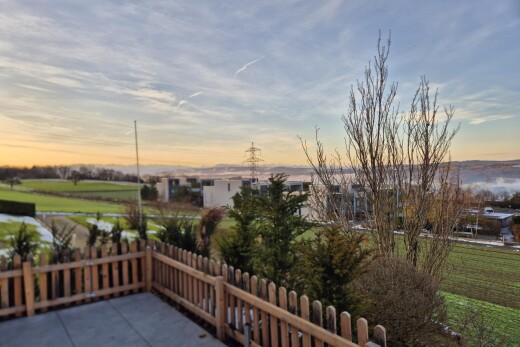 balkon mit from property und dusk