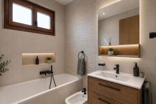 full bath featuring a bath and a bidet