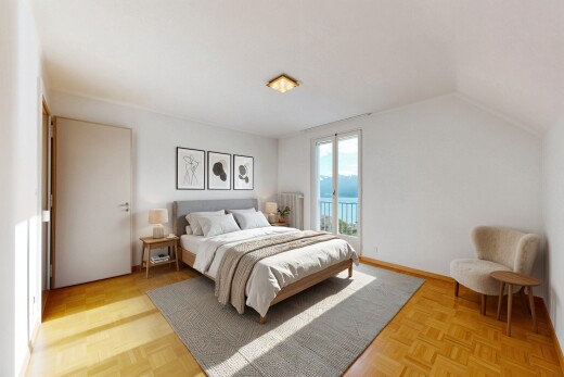 chambre avec drywall, cloison sèche, inside property, wood finish floor, et sol en finition bois