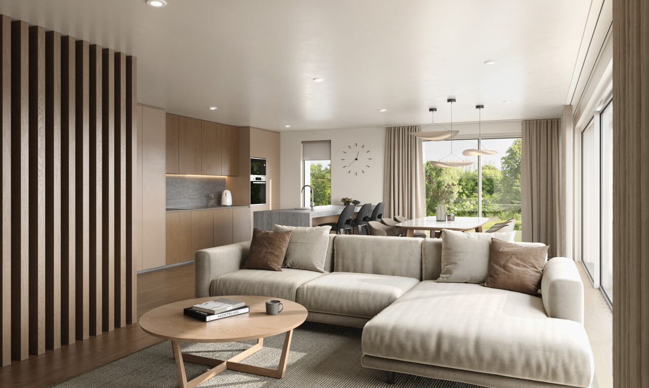 wohnzimmer mit inside property, natürliches licht, und natural light