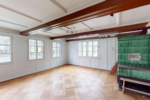 leerer raum mit natürliches licht