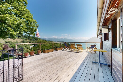 terrasse mit from property, deck, day time, water view, und seesicht