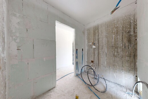 pièce vide avec inside property et unfinished floor
