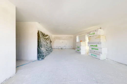pièce vide avec inside property, drywall, et cloison sèche