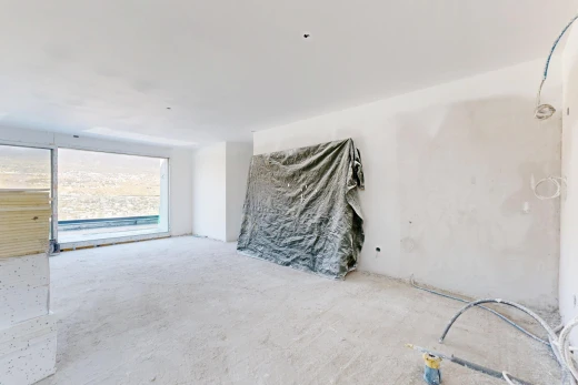 pièce vide avec inside property, cloison sèche, et drywall