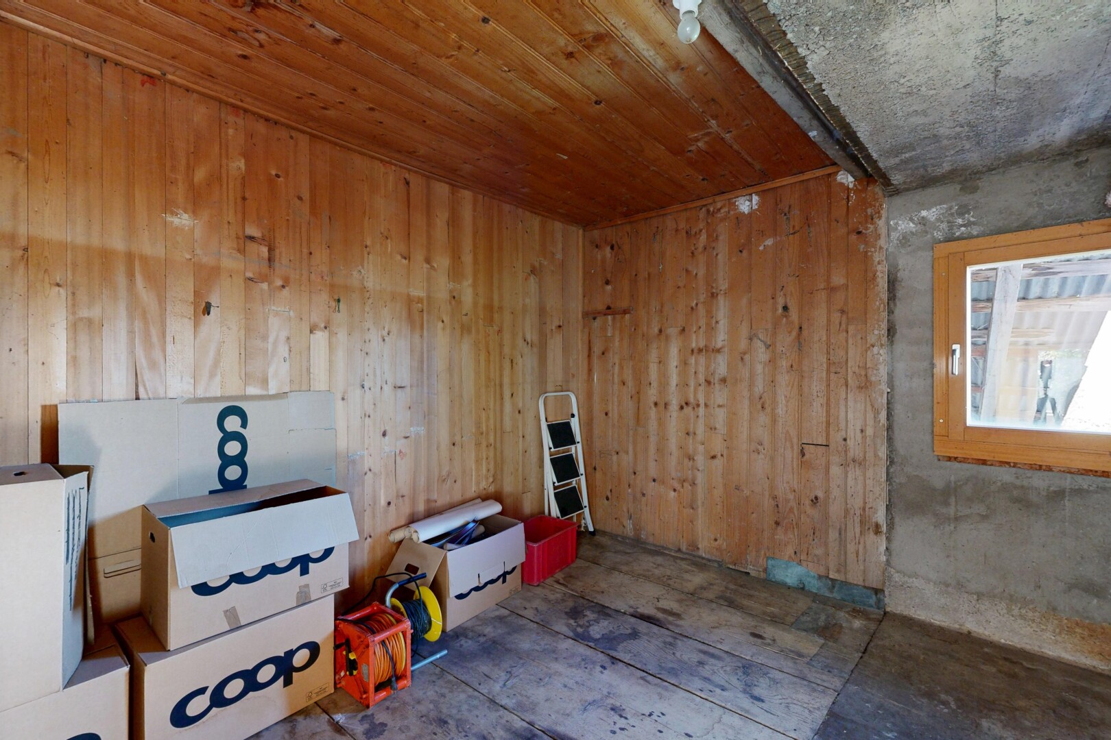 unfurnished room featuring wood ceiling