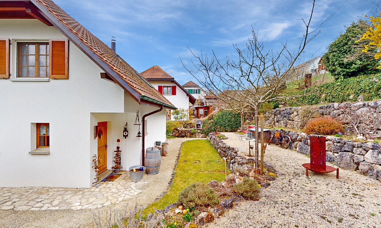 außenansicht mit stuckverkleidung