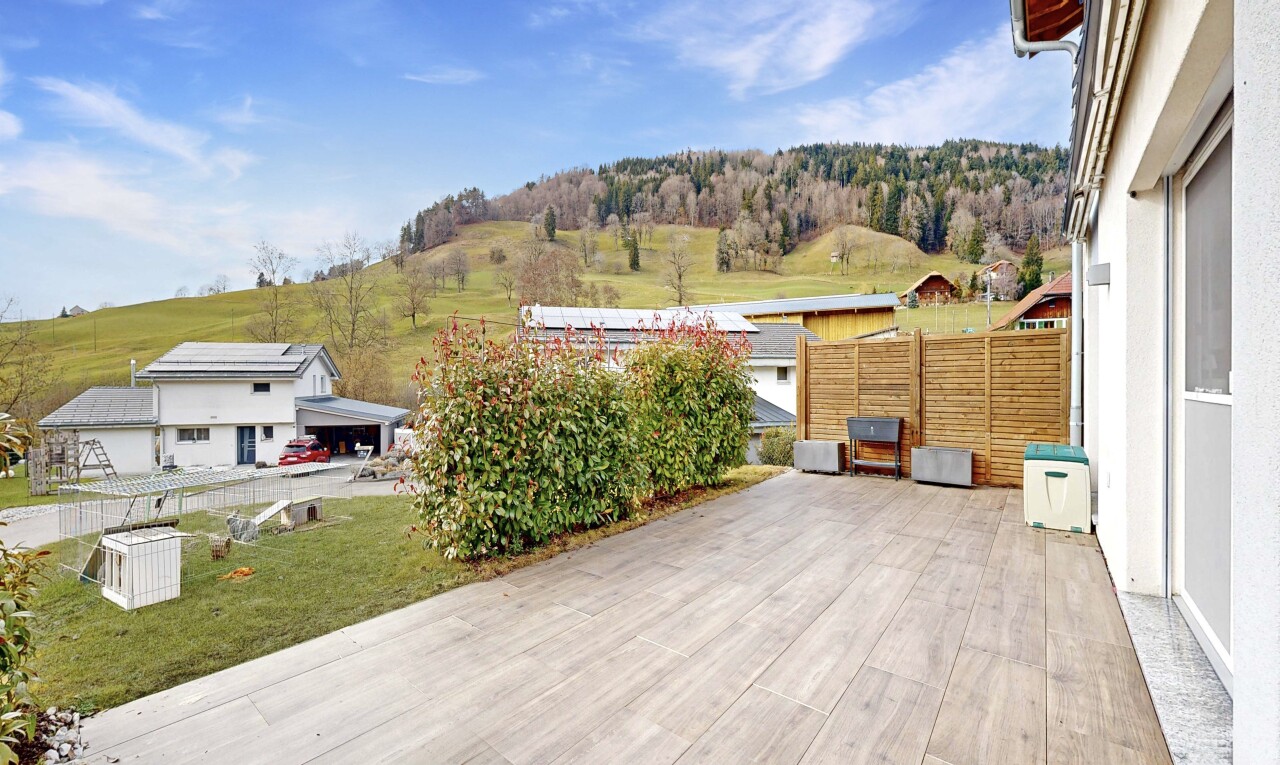 terrace featuring a patio area and a rural view