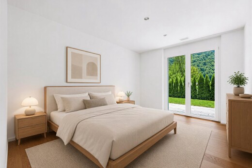 leerer raum mit holzfußboden, wood finish floor, gipskartonwand, drywall, und inside property
