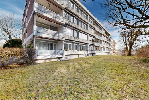 außenansicht mit blick auf wohnanlage, apartment complex view, from community, und day time
