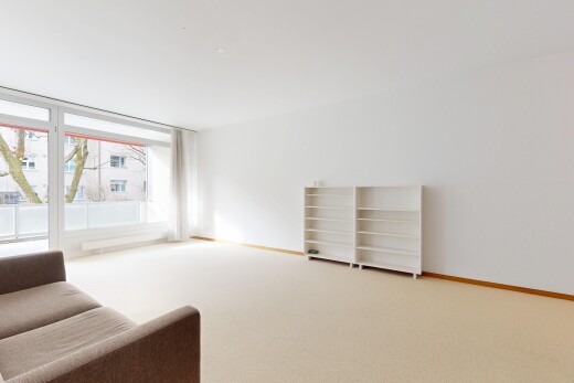 wohnzimmer mit natürliches licht, natural light, teppich, carpet, und gipskartonwand