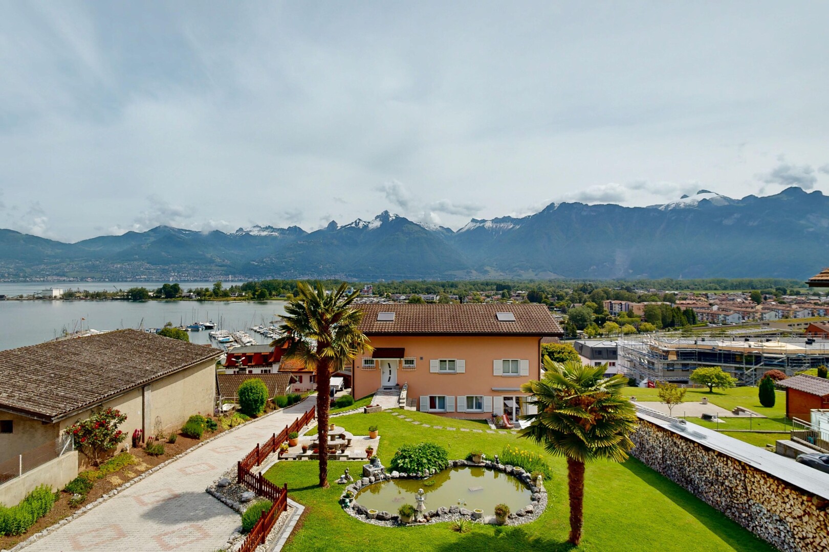 vue sur la montagne avec vue sur la montagne, mountain view, et drone view