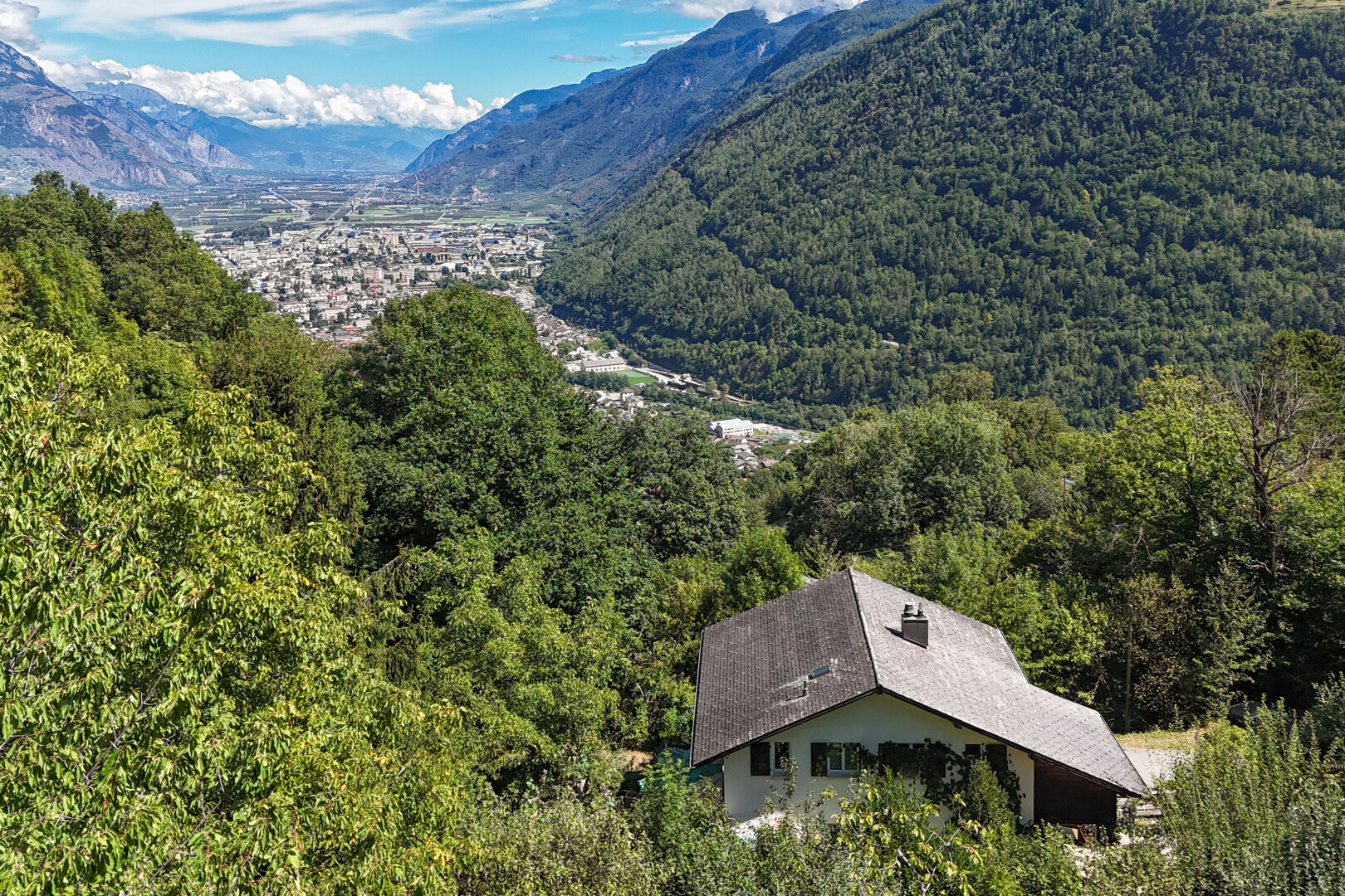 vue sur la montagne avec vue sur la montagne, mountain view, property visible, vue sur la forêt, et forest view