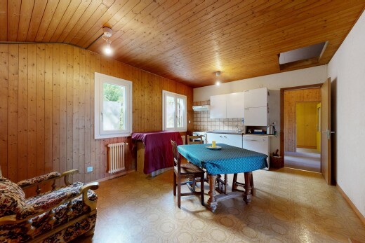 salle à manger avec lumière naturelle, natural light, sol en vinyle, vinyl floor, et inside property