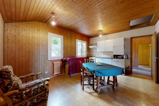 salon / salle à manger avec lumière naturelle, natural light, sol en vinyle, vinyl floor, et inside property