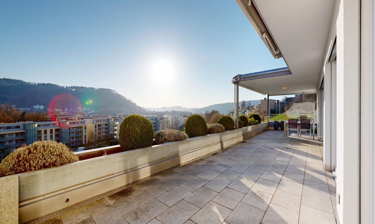 terrasse avec terrasse, vue sur la montagne, mountain view, from property, et day time