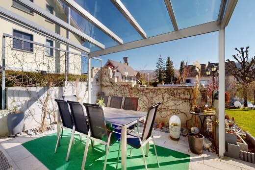 terrasse mit terrasse, essbereich im freien, day time, from property, und zaun