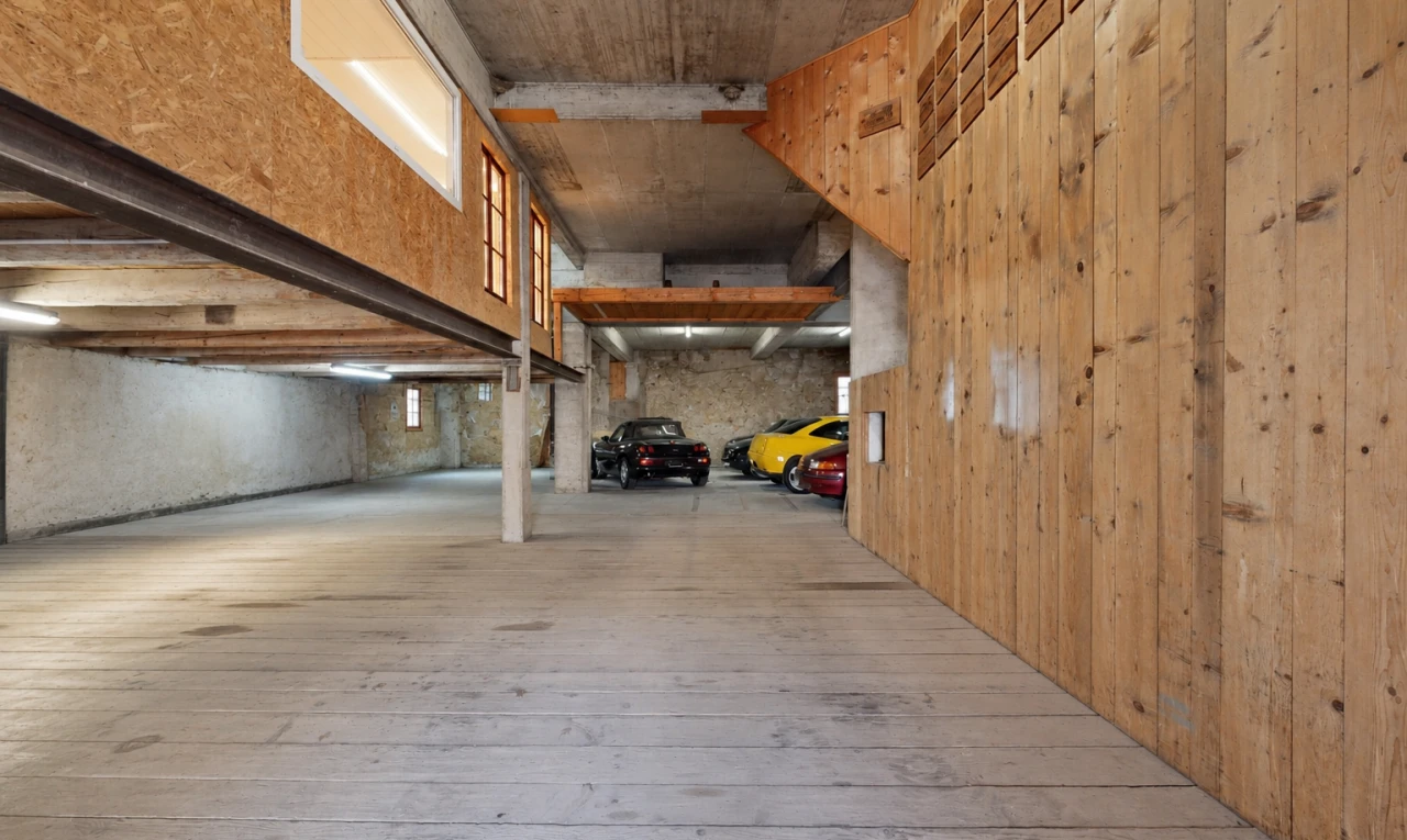 parken mit parkgarage und inside community