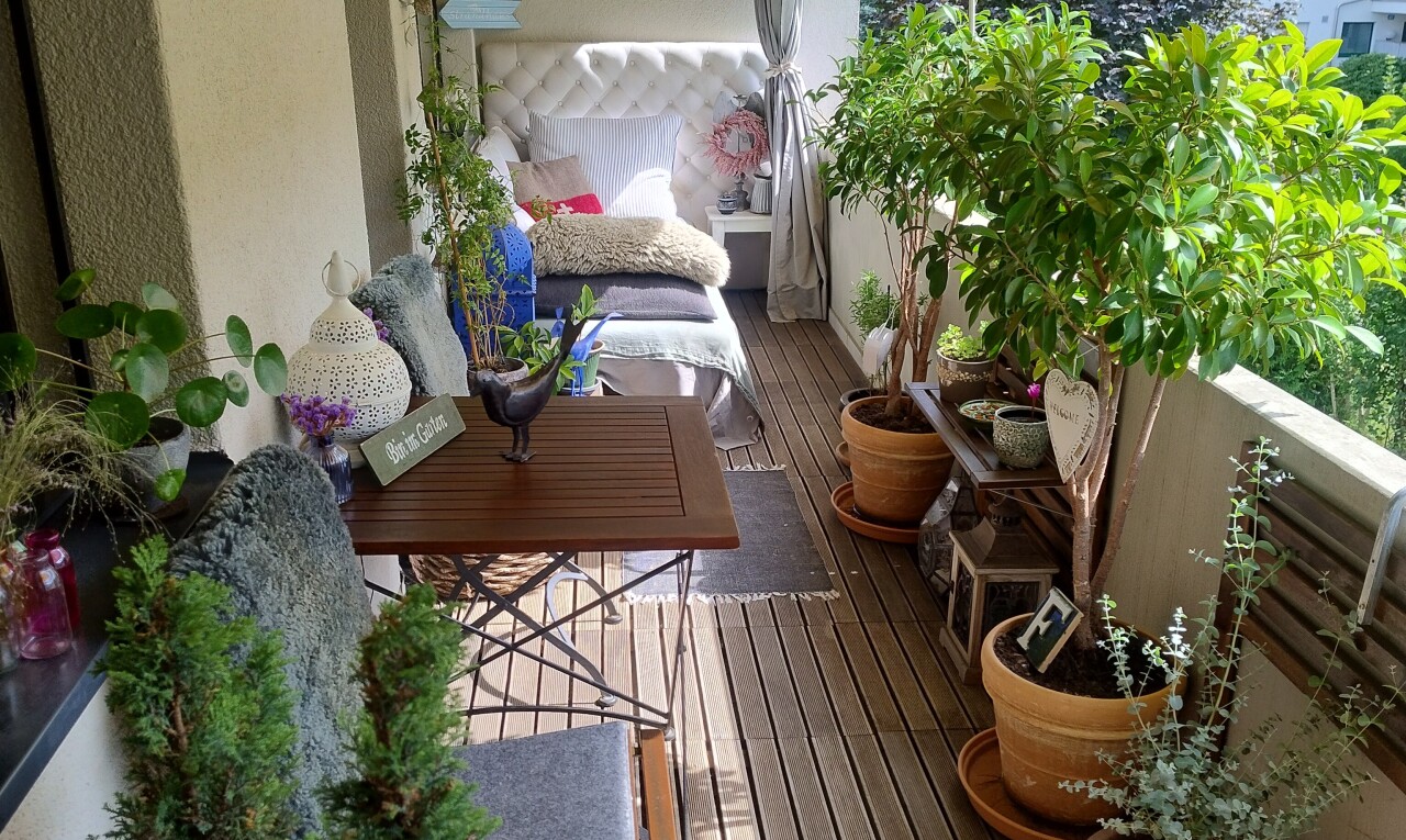 balkon mit from property und deck