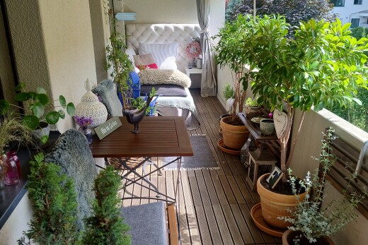 balkon mit from property und deck