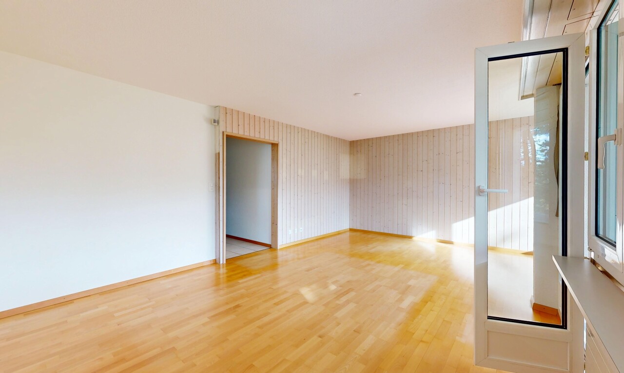 unfurnished room featuring light wood-type flooring