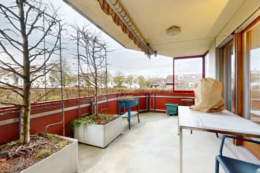 terrasse avec overcast, from property, clôture, et terrasse