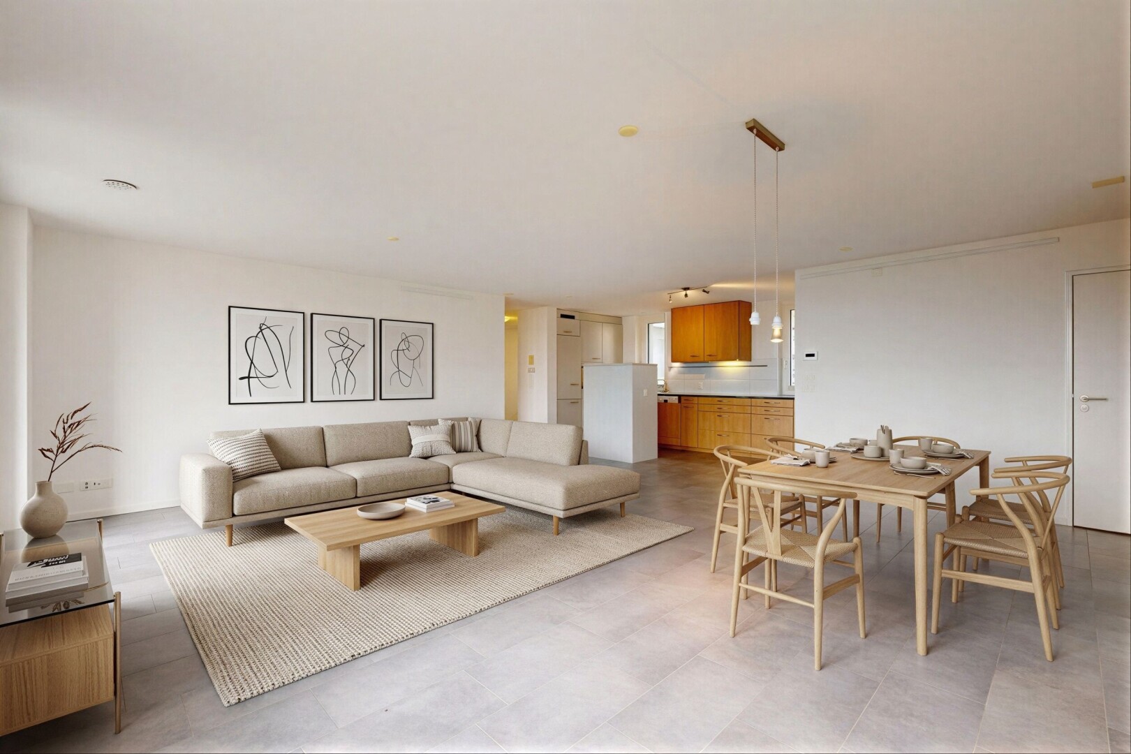 view of spare room