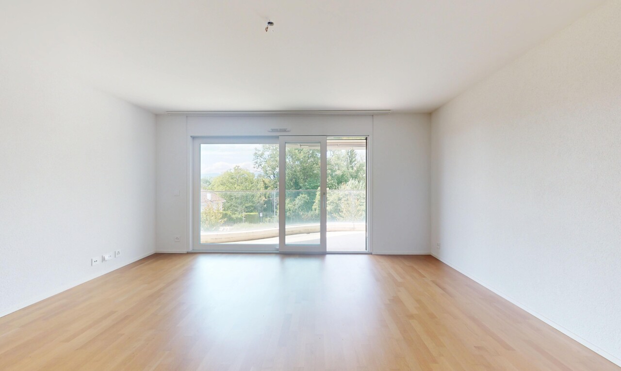 pièce vide avec inside property, sol en finition bois, wood finish floor, lumière naturelle, et natural light