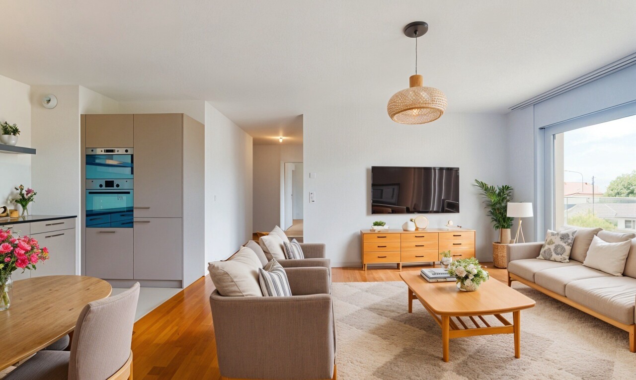 pièce vide avec inside property, natural light, lumière naturelle, wood finish floor, et sol en finition bois