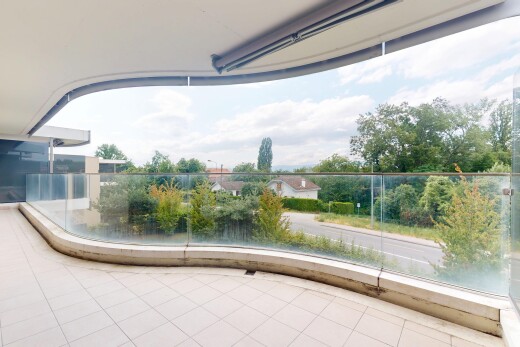 terrasse avec balcon