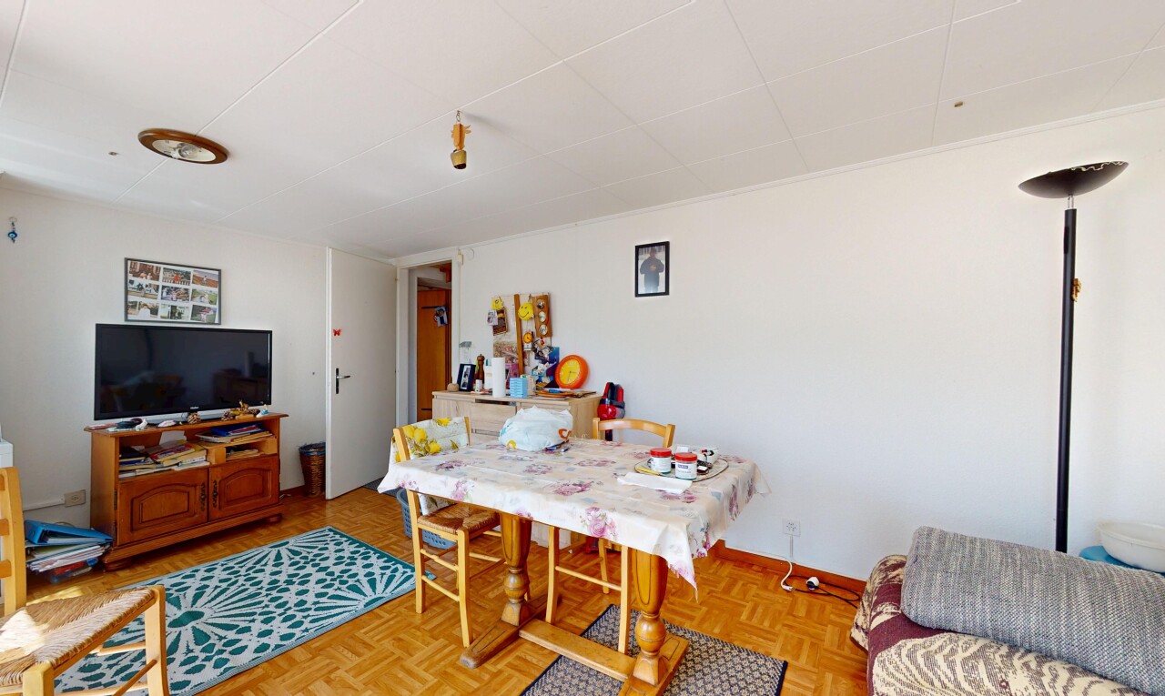 view of living / dining room