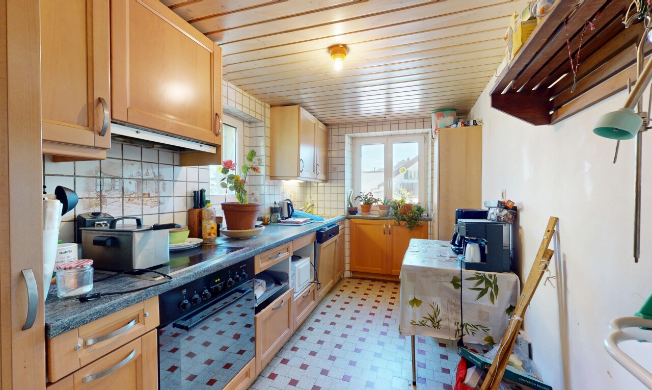 kitchen with light floors, wall oven, tasteful backsplash, ventilation hood, and wooden ceiling