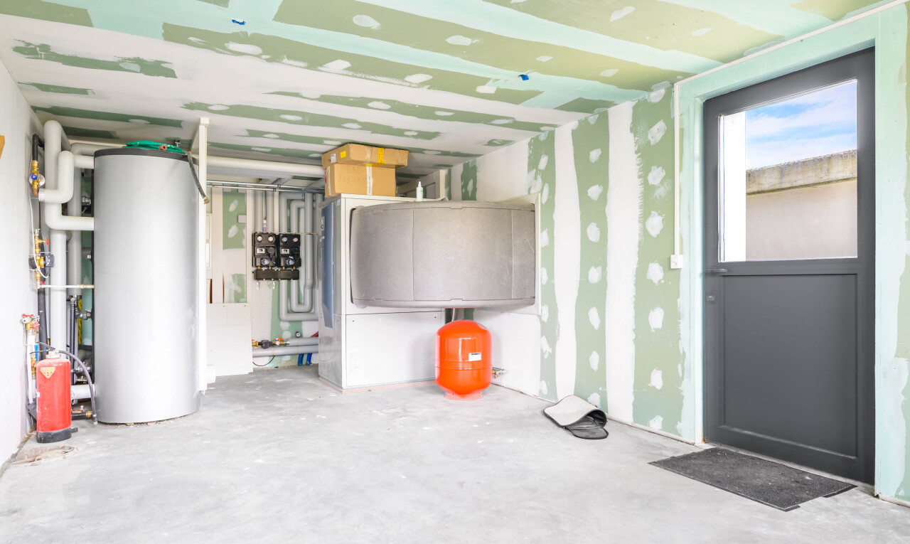 parking avec inside property et chauffe-eau