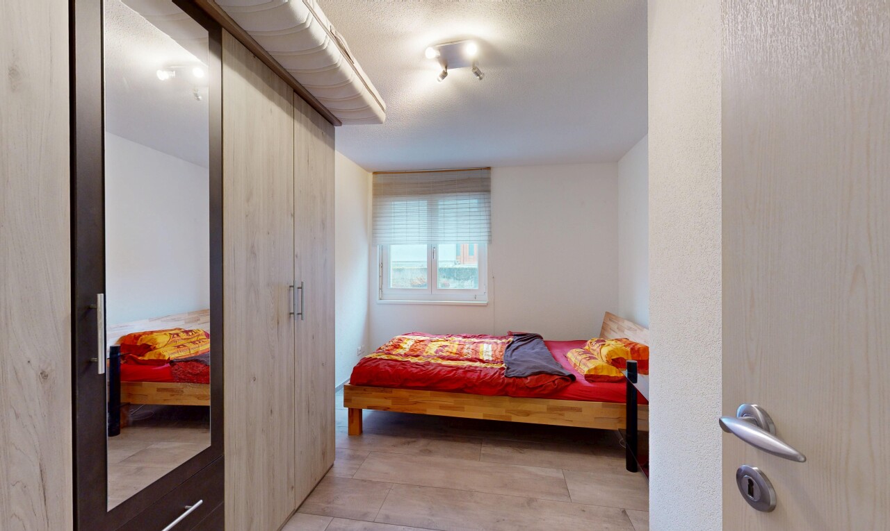 chambre avec lumière naturelle, natural light, inside property, cloison sèche, et drywall