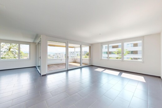 pièce vide avec natural light, lumière naturelle, drywall, cloison sèche, et inside property