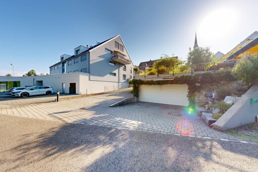 außenansicht mit garage, day time, und auffahrt
