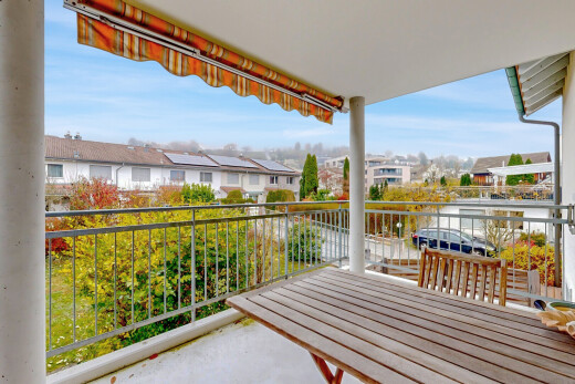 balkon mit day time, from property, wohngebietblick, und residential view