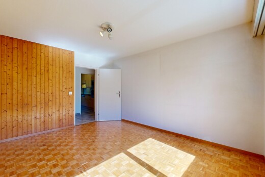 leerer raum mit wood wall, holzwand, parquet floor, wood finish floor, und holzfußboden