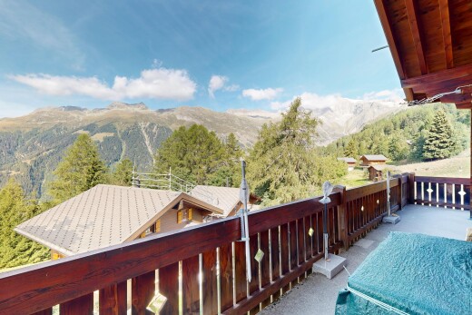 balcon avec mountain view, vue sur la montagne, view focus, et from property