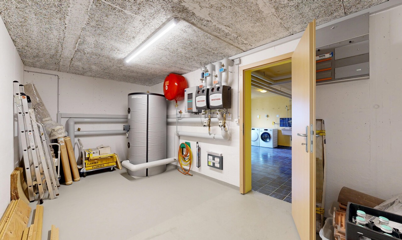 innenraum mit inside community, drywall, und concrete floor