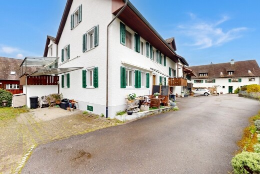 außenansicht mit day time und stuckverkleidung